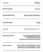 Vaso Térmico Chakolab 1050ML - Acero Inoxidable 316