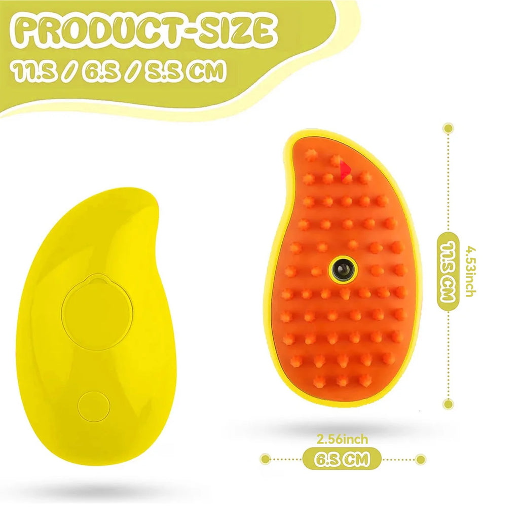 Cepillo Vapor 3 en 1 para Mascotas – Limpieza, Masaje y Depilación | Beauyork