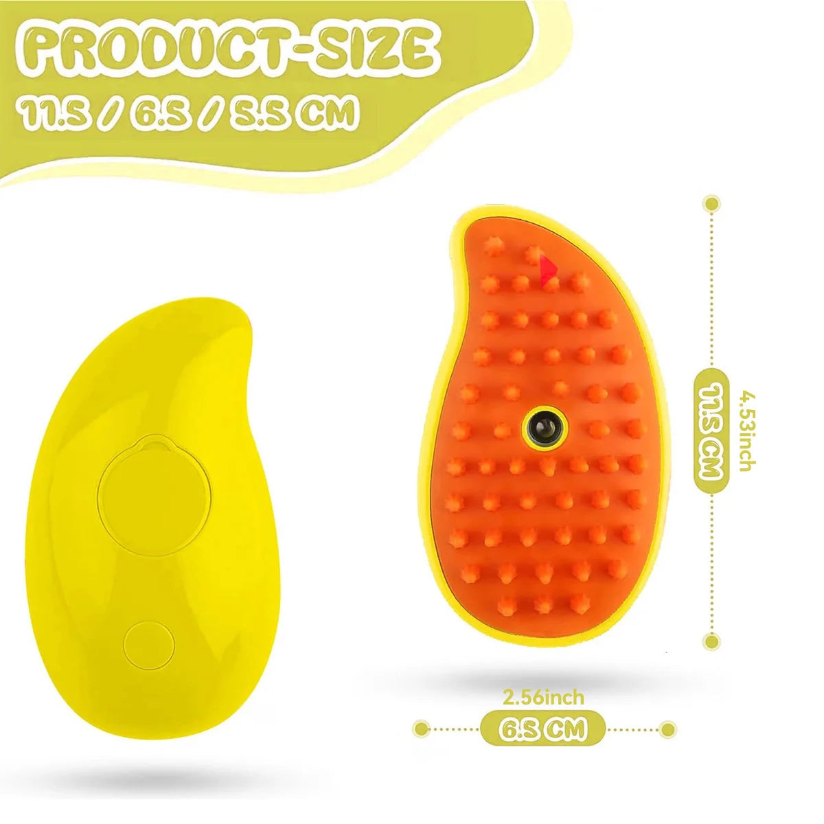 Cepillo Vapor 3 en 1 para Mascotas – Limpieza, Masaje y Depilación | Beauyork