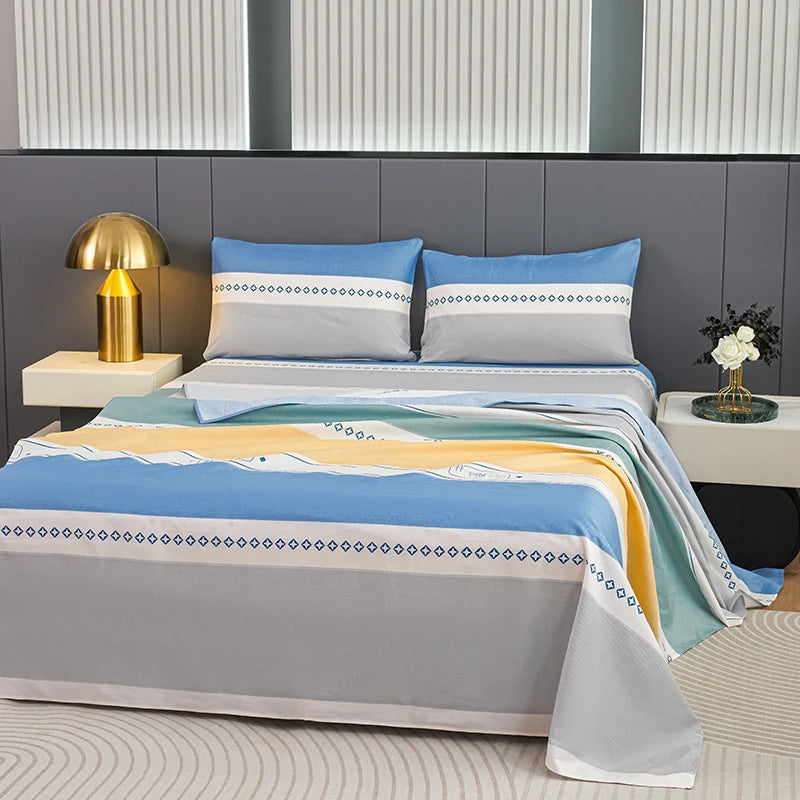 Juego de Ropa de Cama Tamaño Grande – Estampado Floral Jacquard (3 o 4 Piezas)