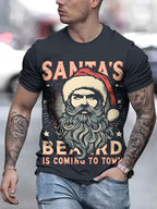Camiseta Navideña Papá Noel - Manga Corta Hombre