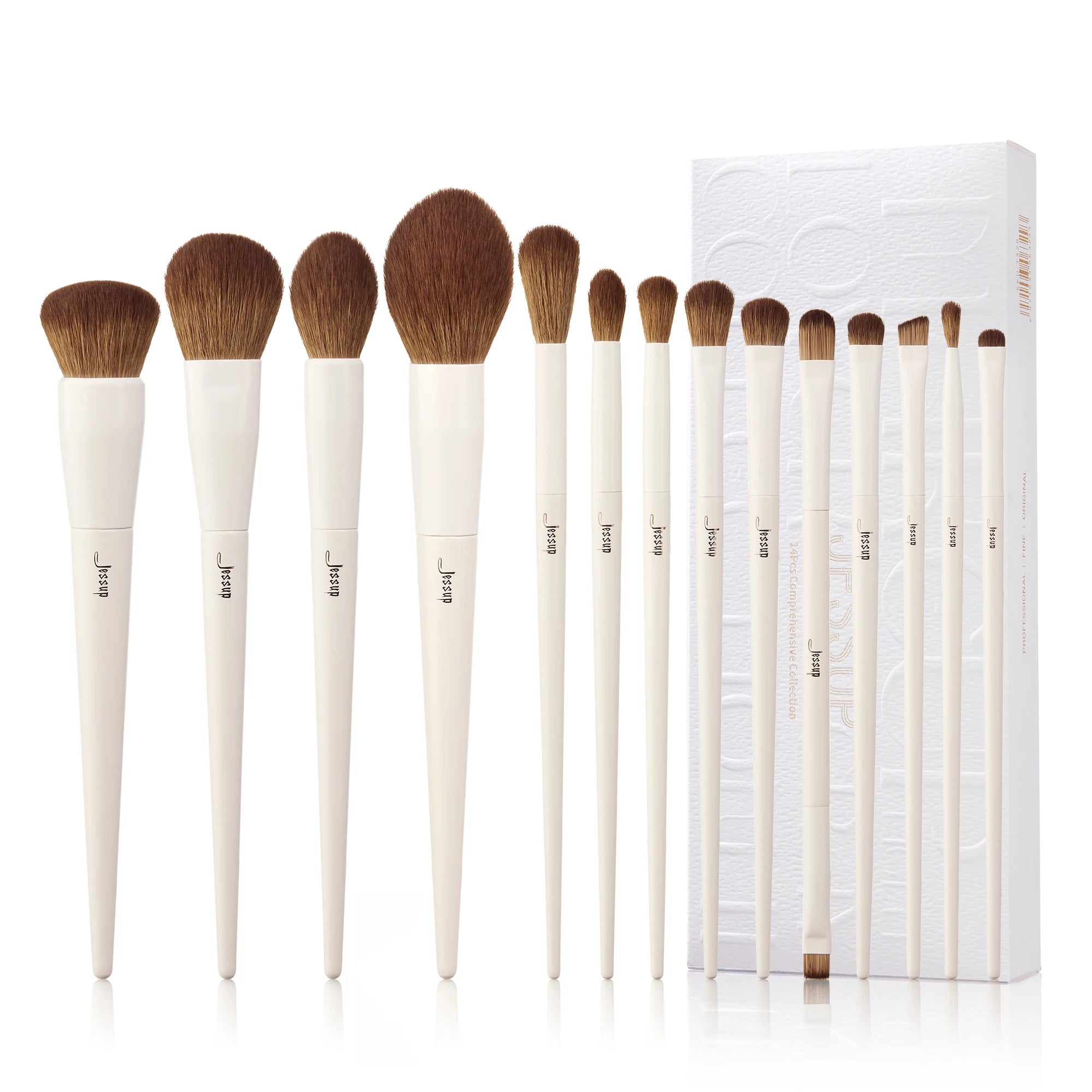 Set de Brochas de Maquillaje Jessup 10-14 Piezas